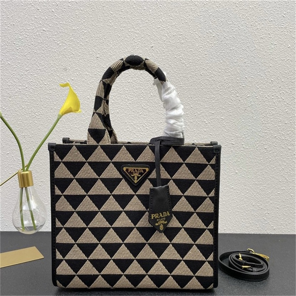 Prada Camera Bag Canvas Bag Black